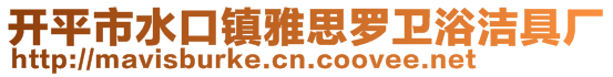 開平市水口鎮(zhèn)雅思羅衛(wèi)浴潔具廠