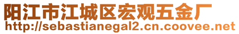 陽江市江城區(qū)宏觀五金廠