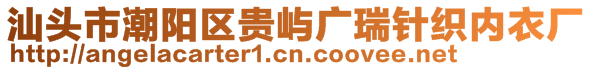 汕頭市潮陽區(qū)貴嶼廣瑞針織內衣廠