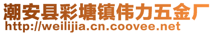 潮安县彩塘镇伟力五金厂