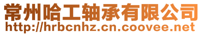 常州哈工軸承有限公司