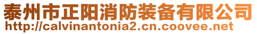 泰州市正陽(yáng)消防裝備有限公司