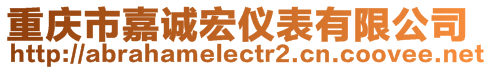 重慶市嘉誠宏儀表有限公司