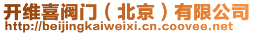 開維喜閥門（北京）有限公司