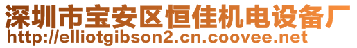 深圳市寶安區(qū)恒佳機(jī)電設(shè)備廠