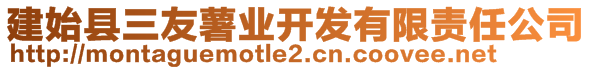 建始縣三友薯業(yè)開發(fā)有限責(zé)任公司