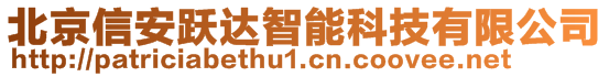 北京信安跃达智能科技有限公司