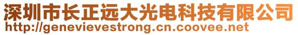 深圳市長(zhǎng)正遠(yuǎn)大光電科技有限公司