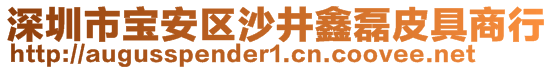 深圳市寶安區(qū)沙井鑫磊皮具商行