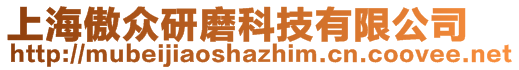 上海傲眾研磨科技有限公司