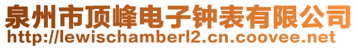 泉州市顶峰电子钟表有限公司