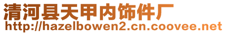 清河縣天甲內(nèi)飾件廠