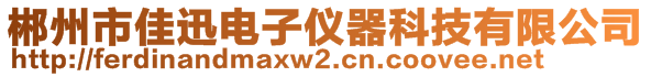 郴州市佳迅電子儀器科技有限公司