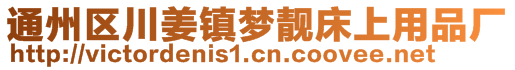通州區(qū)川姜鎮(zhèn)夢(mèng)靚床上用品廠