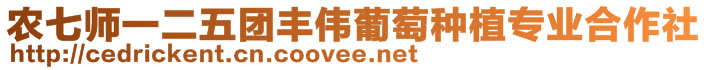 農(nóng)七師一二五團(tuán)豐偉葡萄種植專業(yè)合作社