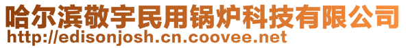 哈爾濱敬宇民用鍋爐科技有限公司