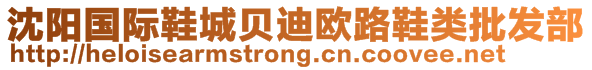 沈陽國際鞋城貝迪歐路鞋類批發部