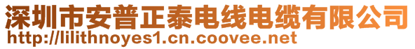 深圳市安普正泰电线电缆有限公司