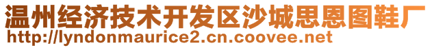 溫州經(jīng)濟(jì)技術(shù)開(kāi)發(fā)區(qū)沙城思恩圖鞋廠