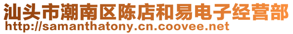 汕頭市潮南區(qū)陳店和易電子經營部