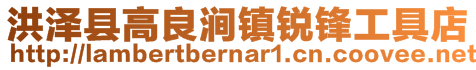 洪澤縣高良澗鎮(zhèn)銳鋒工具店