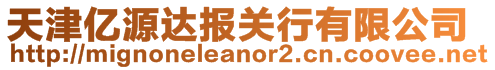 天津億源達(dá)報(bào)關(guān)行有限公司