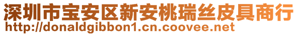 深圳市寶安區(qū)新安桃瑞絲皮具商行