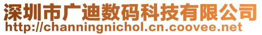 深圳市廣迪數(shù)碼科技有限公司