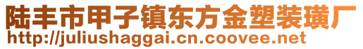 陆丰市甲子镇东方金塑装璜厂