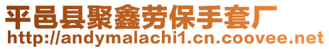 平邑縣聚鑫勞保手套廠