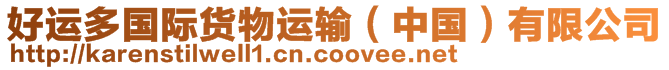 好運(yùn)多國(guó)際貨物運(yùn)輸（中國(guó)）有限公司