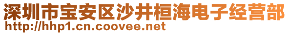 深圳市寶安區(qū)沙井桓海電子經(jīng)營部