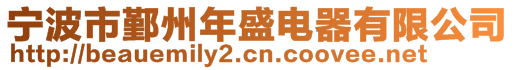 寧波市鄞州年盛電器有限公司