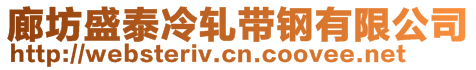 廊坊盛泰冷軋帶鋼有限公司