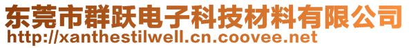 東莞市群躍電子科技材料有限公司