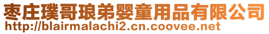 棗莊璞哥瑯弟嬰童用品有限公司