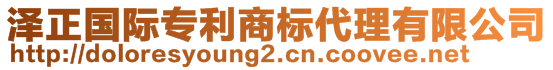 澤正國際專利商標代理有限公司