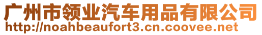 廣州市領(lǐng)業(yè)汽車用品有限公司