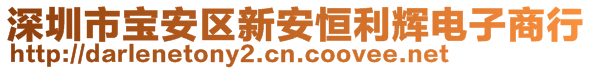 深圳市寶安區(qū)新安恒利輝電子商行