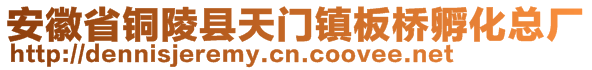 安徽省铜陵县天门镇板桥孵化总厂