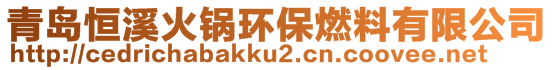 青島恒溪火鍋環(huán)保燃料有限公司