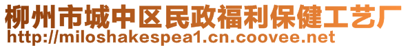 柳州市城中區(qū)民政福利保健工藝廠