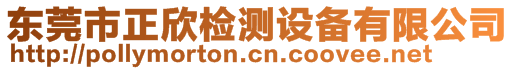 东莞市正欣检测设备有限公司