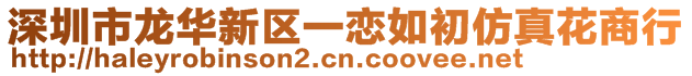 深圳市龍華新區一戀如初仿真花商行