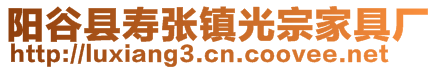 阳谷县寿张镇光宗家具厂