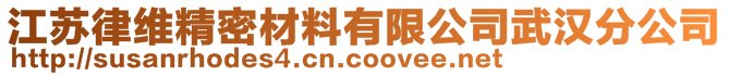 江蘇律維精密材料有限公司武漢分公司