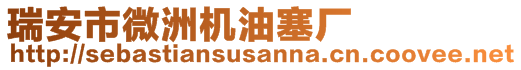 瑞安市微洲機油塞廠