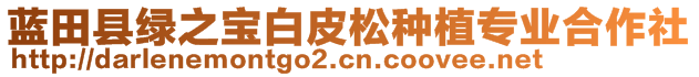 藍田縣綠之寶白皮松種植專業(yè)合作社