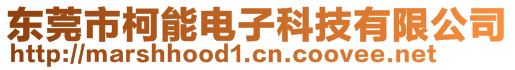 東莞市柯能電子科技有限公司