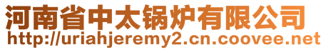 河南省中太鍋爐有限公司